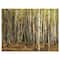 Designart - Green Fall Forest with Thick Trees - Forest Canvas Art Print